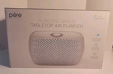 Pure Enrichment Breeze Tabletop Air Purifier 3 Speed w/HEPA Filter
