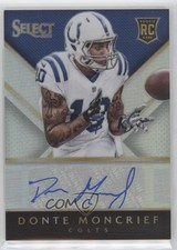 2014 Panini Select Rookie Silver Prizm 94/99 Donte Moncrief #RA-DM Auto 1l2