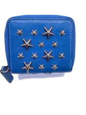 JIMMY CHOO Studded Coin Case, Blue, Women's