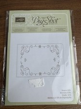 Stampin' Up FILIGREE FRAME Embossing Folder Textured Impressions Sizzix Bigshot