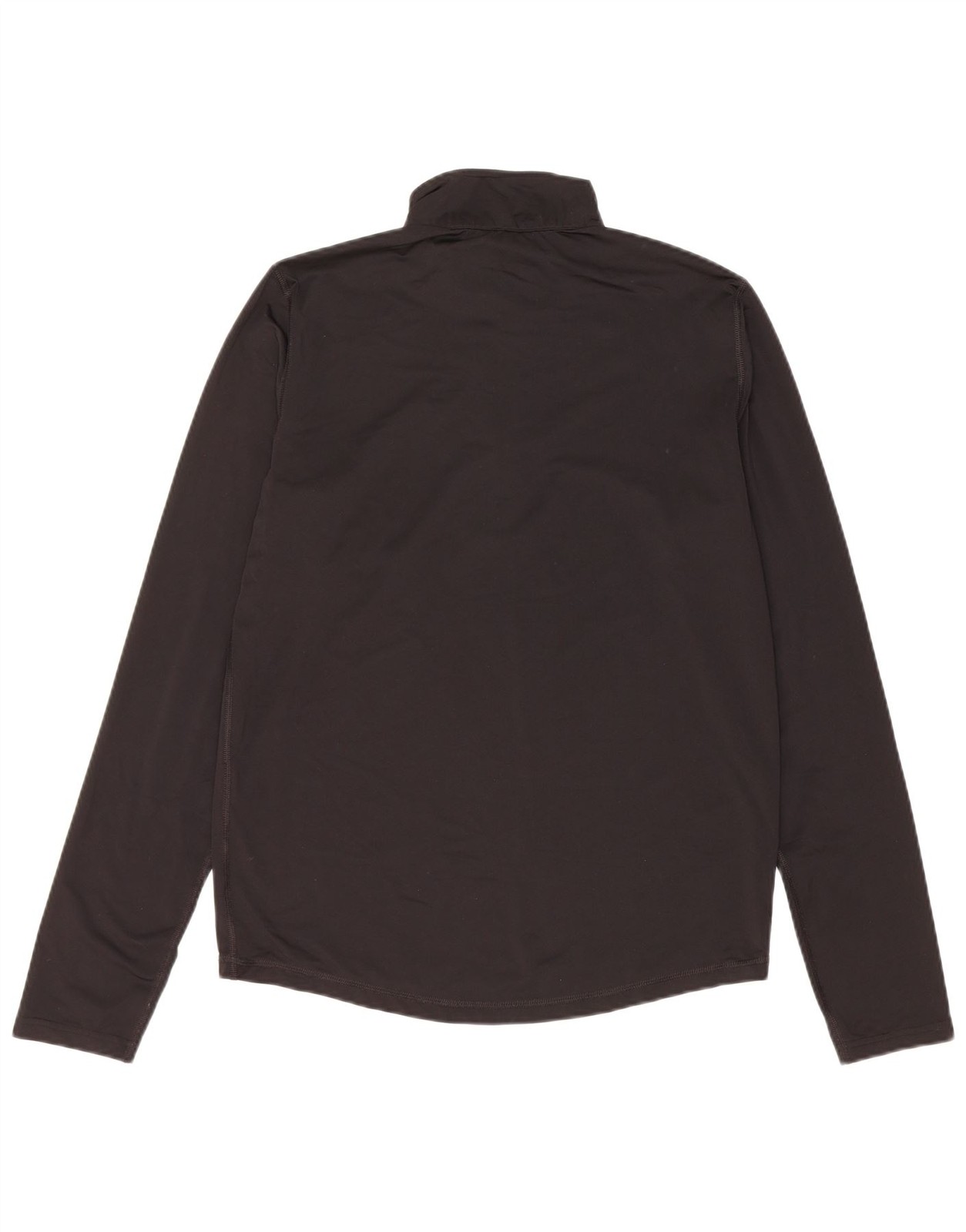 CHAMPION Mens Zip Neck Pullover Tracksuit Top Small Black BV29 image 2