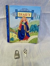 Fairytale Princess Diary With Lock And Two Heart-Shaped Keys 100 Blank Pages