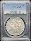 1879 Morgan Silver Dollar PCGS MS-65
