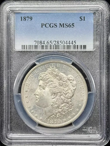 1879 Morgan Silver Dollar PCGS MS-65