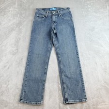 Lee Jeans Youth 10R Blue Denim Premium Select Straight Sure 2 Fit Stretch NEW