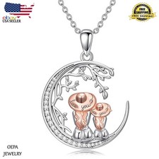 Mom Necklace Gifts from Daughter Mother 925 Sterling Silver Girl Mother Necklace