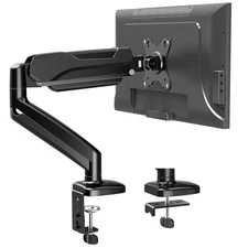 MOUNTUP Single Monitor Desk Mount, Adjustable Gas Spring - Scratch & Dent