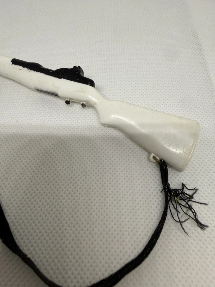 GI JOE Action Man FUSIL BLANCO M-1 GARAND 1964 Action Man ¡HASBRO con correa! Foto 2 de 4