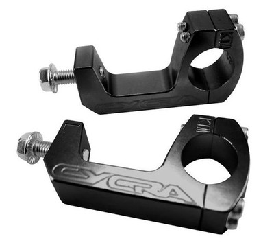 Cycra U-Clamp Set for ProTaper/Renthal Taper/Neken Handlebars Black 1CYC-1156-12