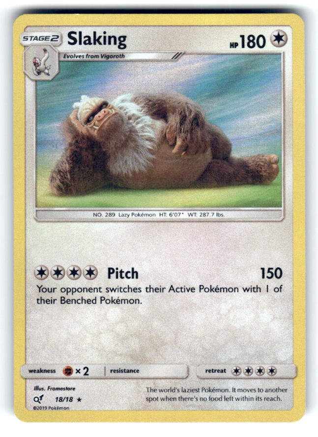 Detective Pikachu #18/18 Slaking