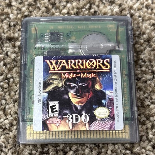 Warriors of Might And Magic (Nintendo Game Boy Color, 2000) Catridge Only Tested
