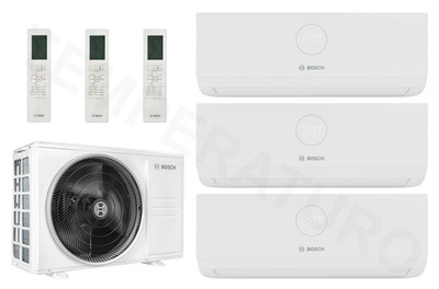 Bosch Climate 3000i 3-Raum Multisplit Klimaanlage 3x 3,5 kW A++/A+ WiFi R32