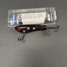 NEW JOE BUCHER TOP RAIDER BLACK ORANGE MUSKY TOPWATER LURE