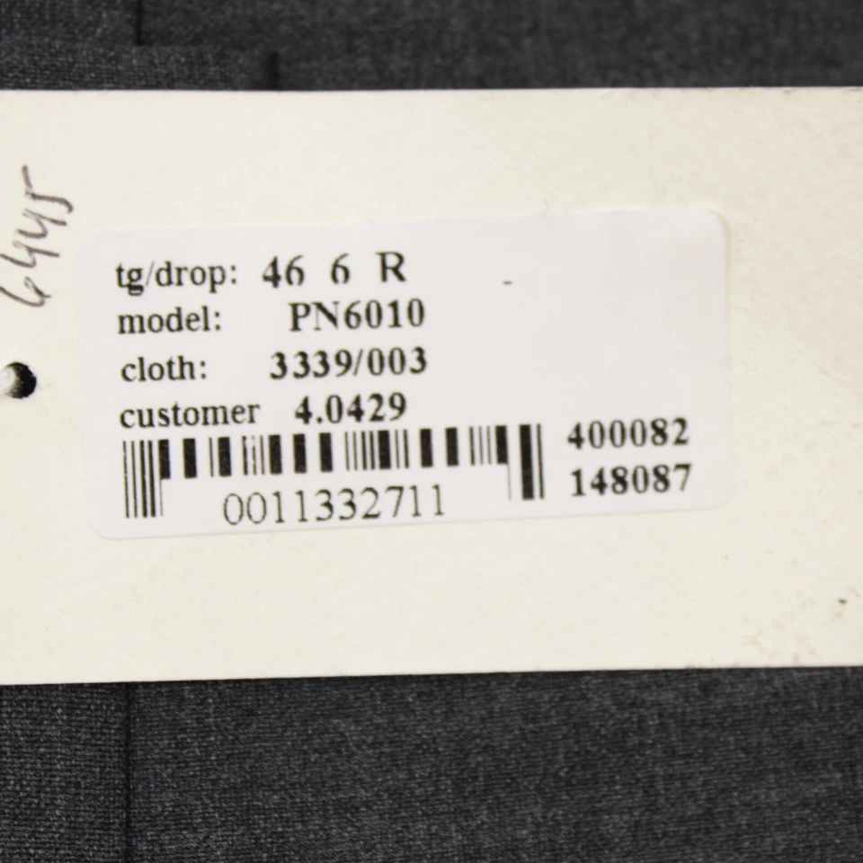 Pantalones de vestir Belvest nuevos con etiquetas frente plano talla 46 30 gris liso 100 % lana EE. UU. Foto 4 de 4