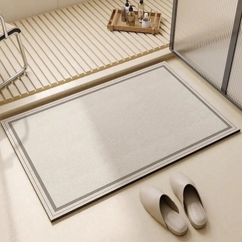 Tappetino Assorbente Diatom Fango, Tappeto da Bagno Antiscivolo, Zerbino WC - Foto 19 di 24