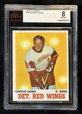 1970-71 Topps #29 GORDIE HOWE BVG 8 (NM-MT) - Detroit Red Wings - HOF