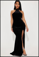 black cocktail dress size medium