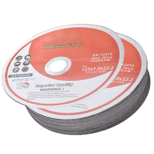 5"x0.040"x7/8" Cut-off Wheel - Metal & Stainless Steel Cutting Discs 100 Pack - Picture 5 of 7