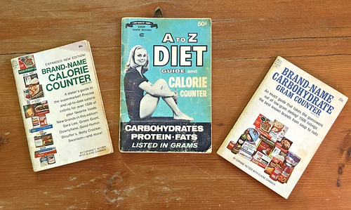 Vintage Diet Booklets Weight Loss Carb Calorie Counter Health Shopping 1970s