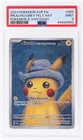 2023 Pokemon Promo Pikachu With Grey Felt Hat Pokemon X Van Gogh #085 PSA 9