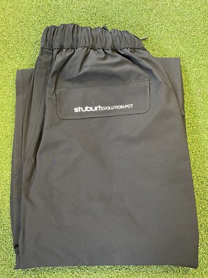 Stuburt Golf wasserdichte Hose schwarz Evolution Größe XL längenverstellbar