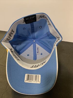 Nu - Fit Pro Style Cotton Spandex Sky Blue Stretch Cap BRAND NEW