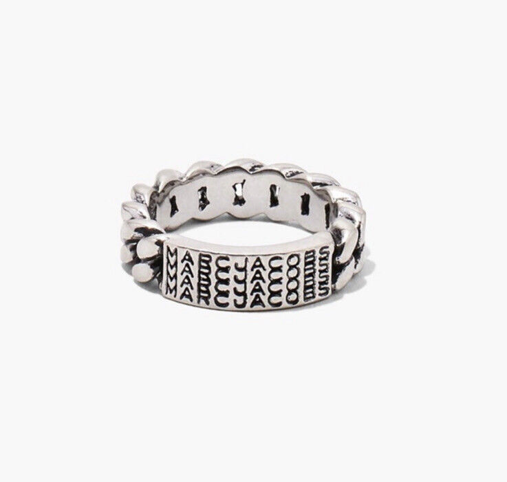 Marc Jacob & Heaventhe Barcode Monogram ID Chain Ring | eBay Marc Jacob & Heaventhe Barcode Monogram ID Chain Ring | eBay