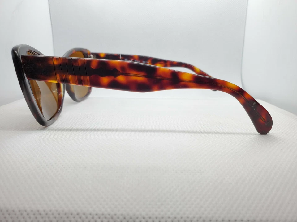 Gafas de sol PERSOL PP504 RATTI vintage tortuga con lente marrón Italia 55-18-140 Foto 3 de 4