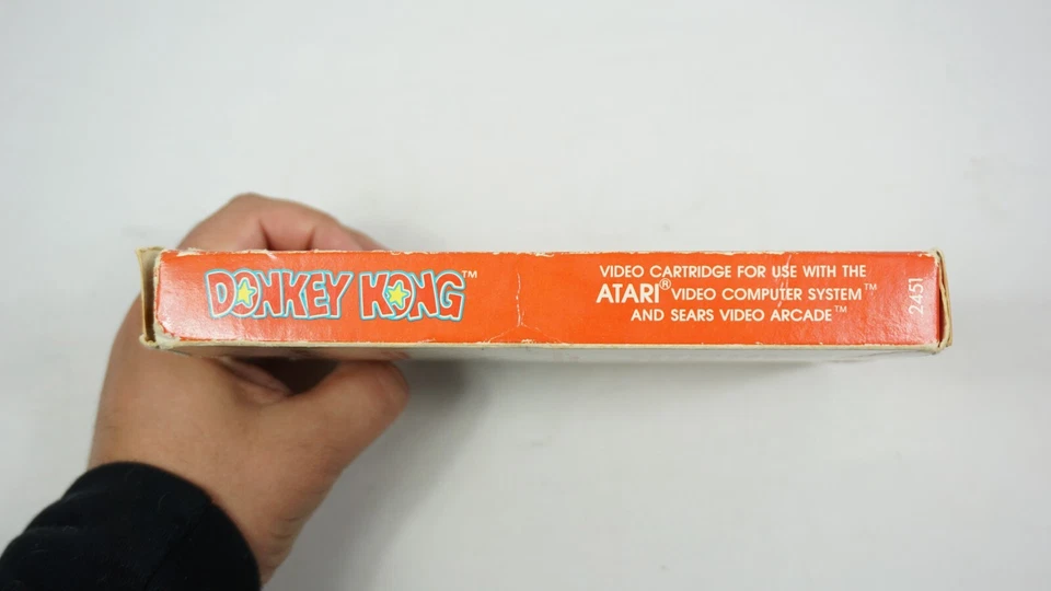Donkey Kong Atari 2600 CIB Juego 1982 Completo con Manual Probado ENVÍO RÁPIDO Foto 4 de 4