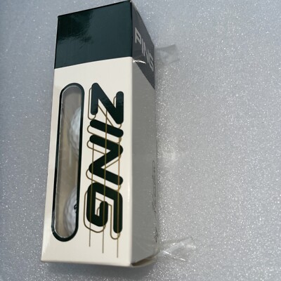 Vintage 1992 Ping Zing 4  Karsten Script No Logo 3 Golf Balls New In Box  Rare 