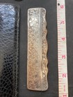 A Hand Chased Silver Plate Victorian Comb/ Case and Crocodile Comb and Case — photo 4