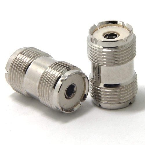 Premium 2-Pack SO-239 / PL-259 Coaxial Connector for Seamless Antenna Connection - Picture 4 of 4