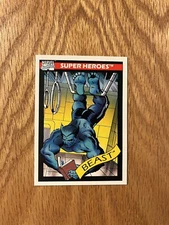1990 Marvel Comics Super Heroes Trading Card #46 Beast