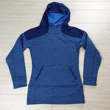 North Face Dynamix Hoodie Womens Small Purple Hooded Pullover Activewear Workout