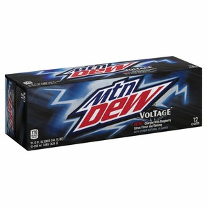 Mountain Dew: Voltage 12-Pack/12-Pk; 1 pack of 12oz Cans ...