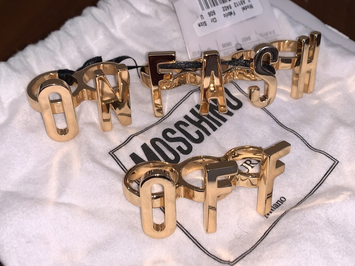 アクセサリーその他 MOSCHINO COUTURE Woman Brooches White 2512191028401 1888 MOSCHINO COUTURE X JEREMY SCOTT GOLD PLATED BRASS