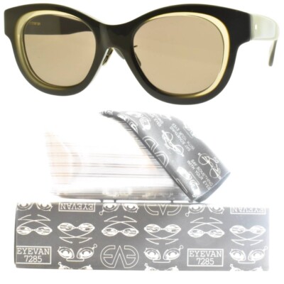 Neu Eyevan 7285 778 411/335 Schwarz/Gold Schmetterling Vollrahmen Unisex