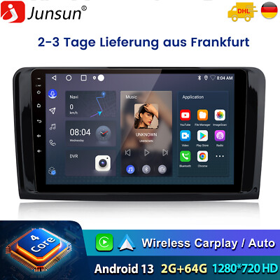 Für Mercedes Benz ML/GL Klasse W164 X164 Android 15 Autoradio GPS Navi DAB 2+64G