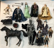 Vintage Lord Rings Middle Earth Action Figure Lot 2004 Toybiz