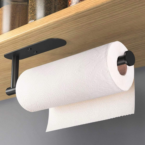Adhesive Paper Towel Holder under Cabinet Wall Mount for Kitchen Paper Towel, St