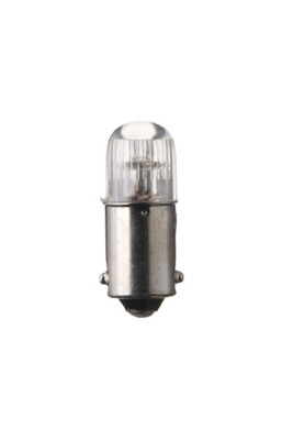 Neon Lamp, BA9s Base, Green, built-in resistor for operation at 220 to 240 Volt