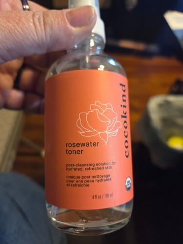 Cocokind Organic Rosewater Facial Toner 4 fl oz | 120 ml | Vegan Friendly | NEW