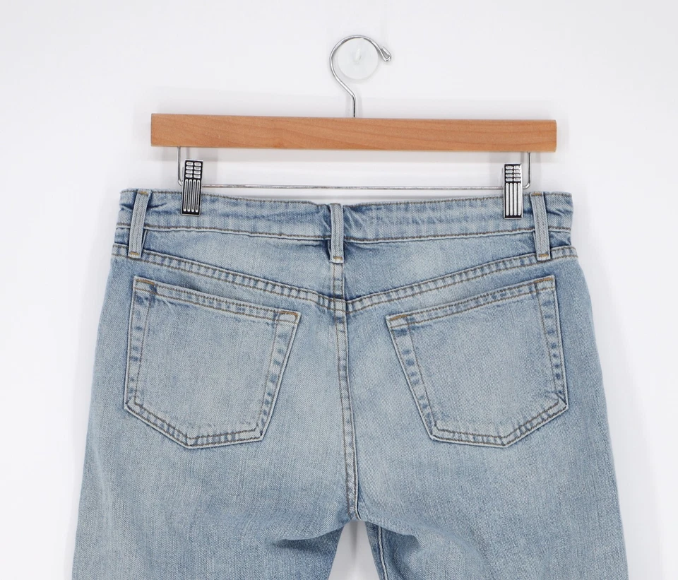 Pantalones Cortos de Denim Bermudas de Tiro Medio Vintage Marco $189 Le Parkside Talla 25 Foto 4 de 4