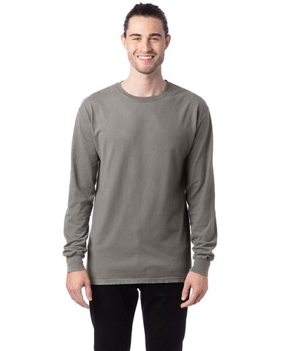 ComfortWash by Hanes GDH200 Unisex Garment-Dyed Long-Sleeve T-Shirt - Picture 6 of 22