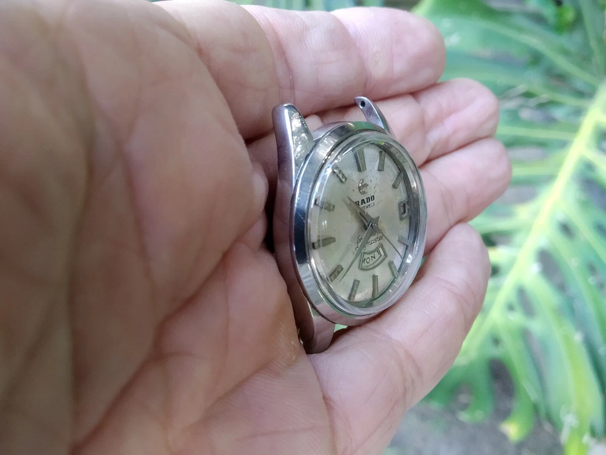 RADO GREEN HORSE DAYMASTER FELSA 4019 BIG DAY DATE eBay