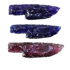 3 Small Glass Ornamental Knife Blades  #3947 Mountain man knife — photo 4