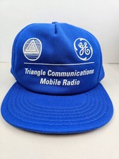 Vintage USA MADE GE General Electric Mobile Radio Trucker Hat Snapback Dad Cap