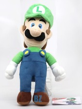 Super Mario Luigi 10" Plush Stuffed Toy Little Buddy Official Nintendo 1415 New
