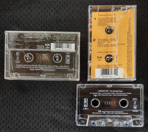 LONESTAR 2 CASSETTE TAPES (1999 LONELY GRILL, Sealed) & I'M ALREADY THERE 2001 - Picture 2 of 3