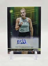 Nastasja Schunk - 2024 Topps Chrome Tennis RC Auto No. TCA-NSK 